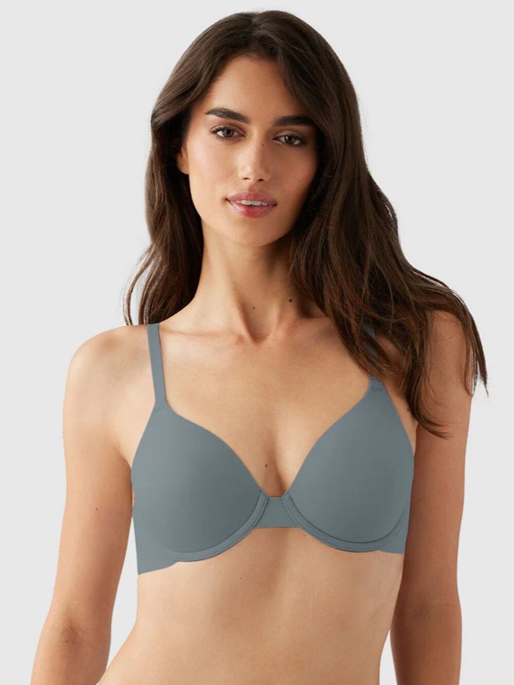 Wacoal Comfort First Gray T-Shirt Bra 38D Memory Foam Underwire Seamless Comfort